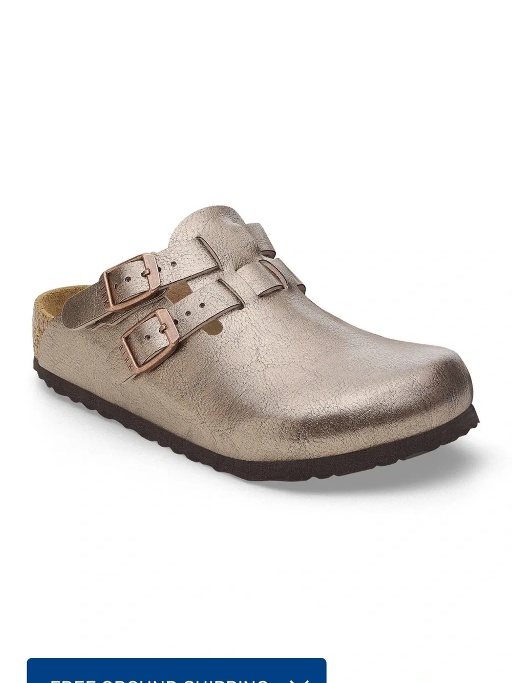 Birkenstock Kids Metallic Gold “The Kay”  Clog
